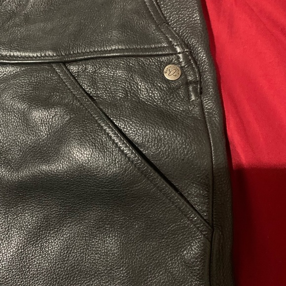 MENS POWER SOURCE LEATHER JUMPSUIT LIKE NEW ITS A FARMER - Picture 10 of 14